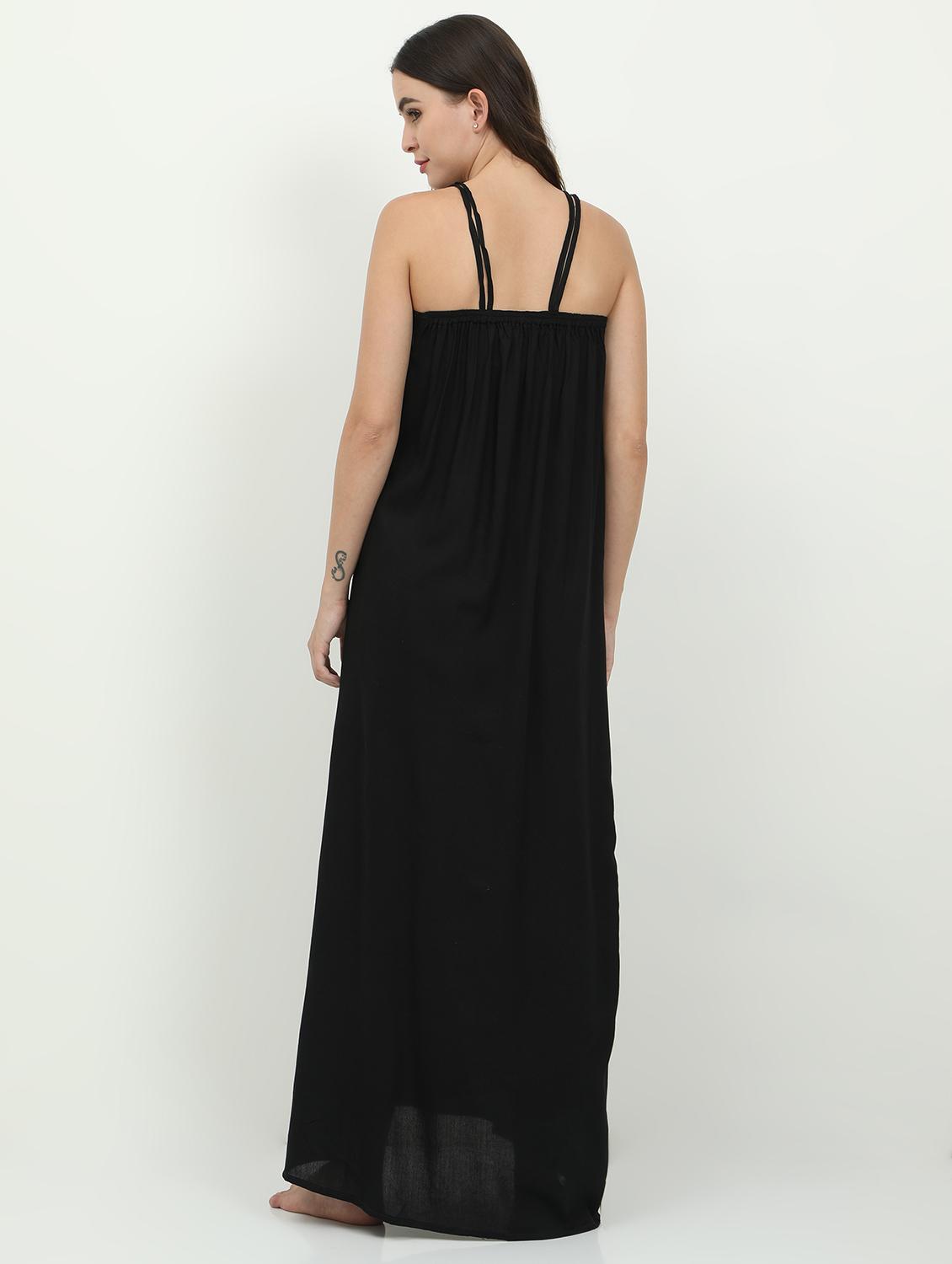 cami neck solid nighty - 18345151 - Standard Image - 2