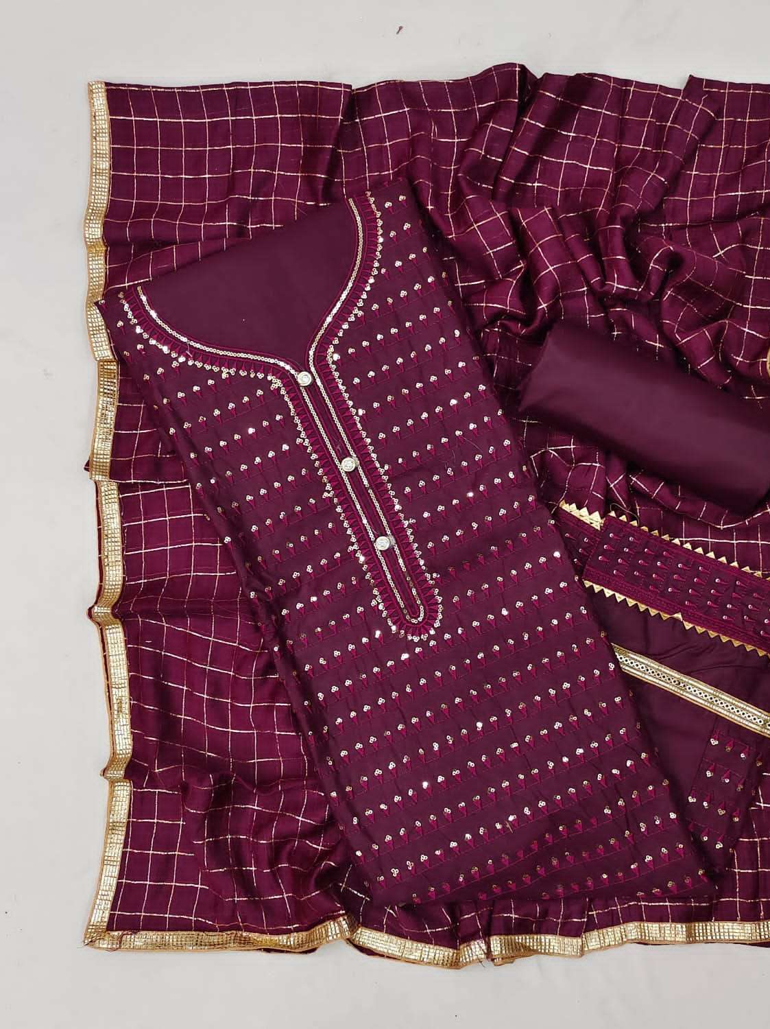 this is unstiched salwar suit material  - 18345240 -  Standard Image - 2