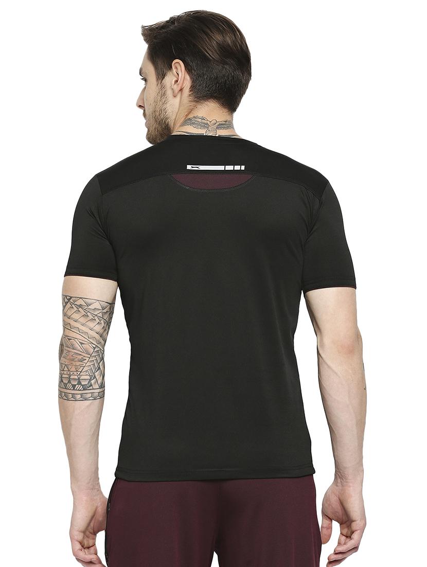 black solid t-shirt - 18345437 - Standard Image - 2