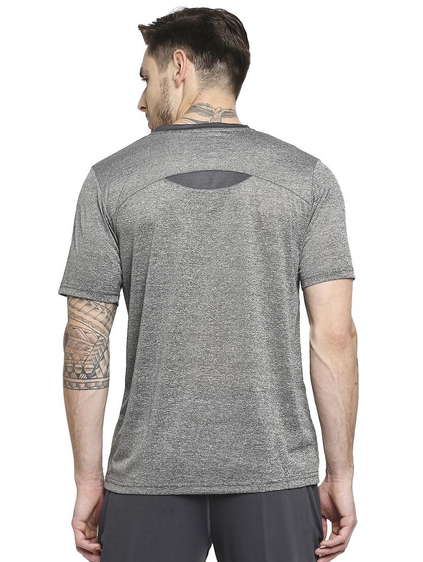 grey melange t-shirt - 18345438 - Standard Image - 2