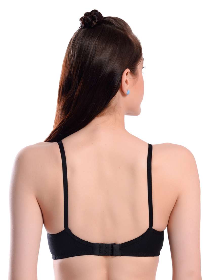 black solid t-shirt bra - 18345555 -  Standard Image - 2