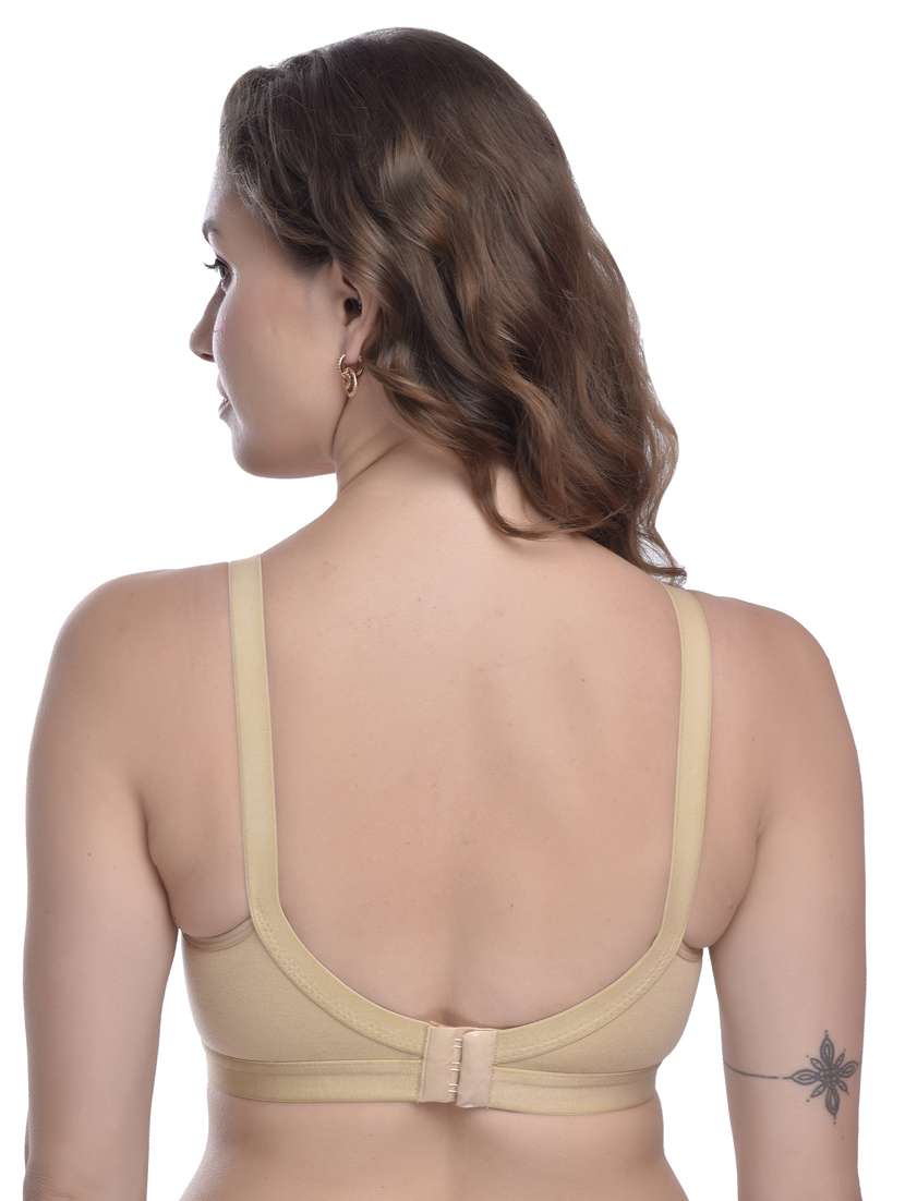 beige non padded regular bra - 18345570 -  Standard Image - 2