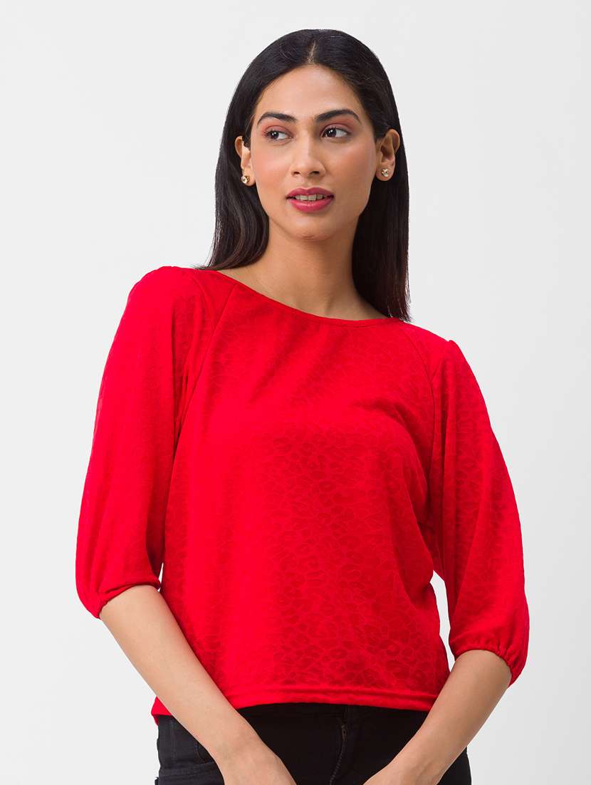 women's straight boat neck top