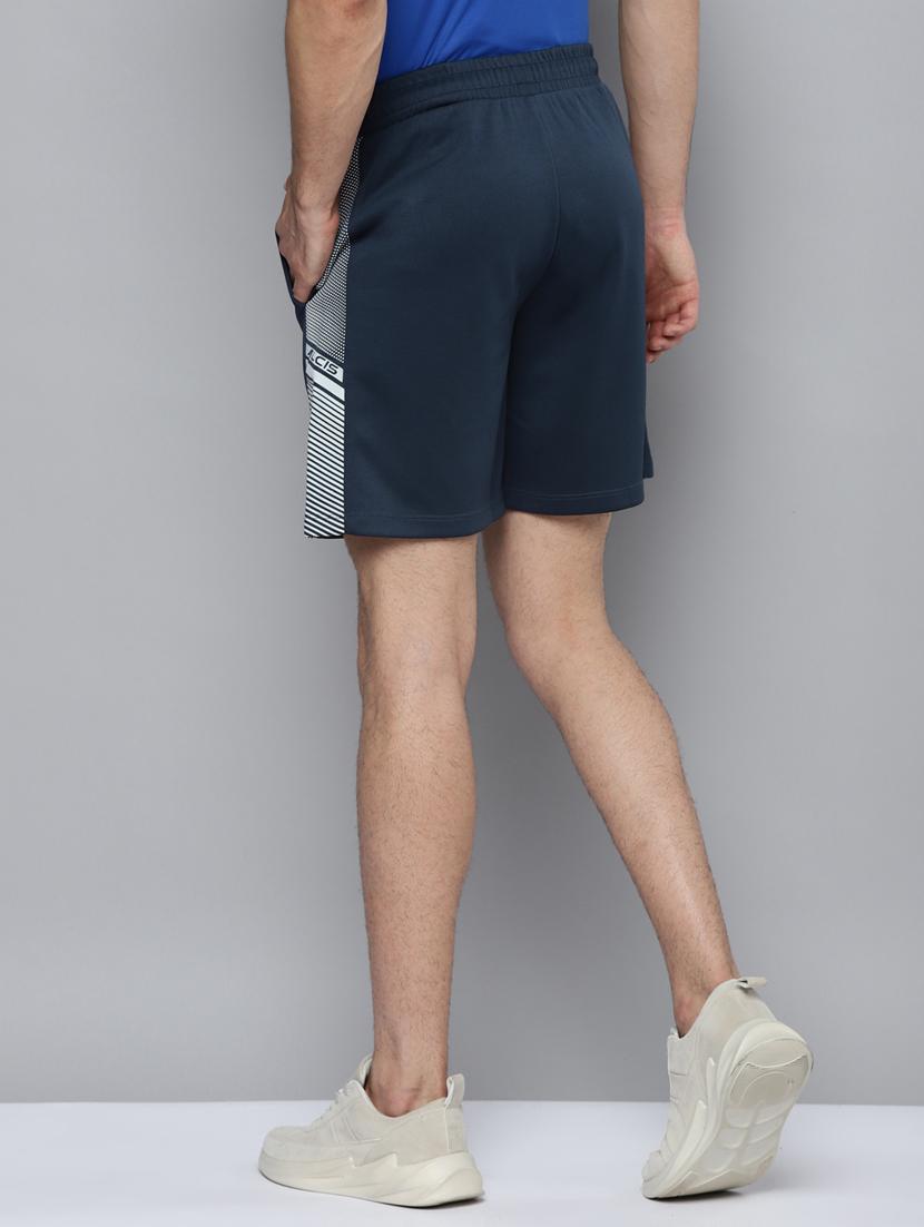 teal color-blocked short - 18346311 - Standard Image - 2