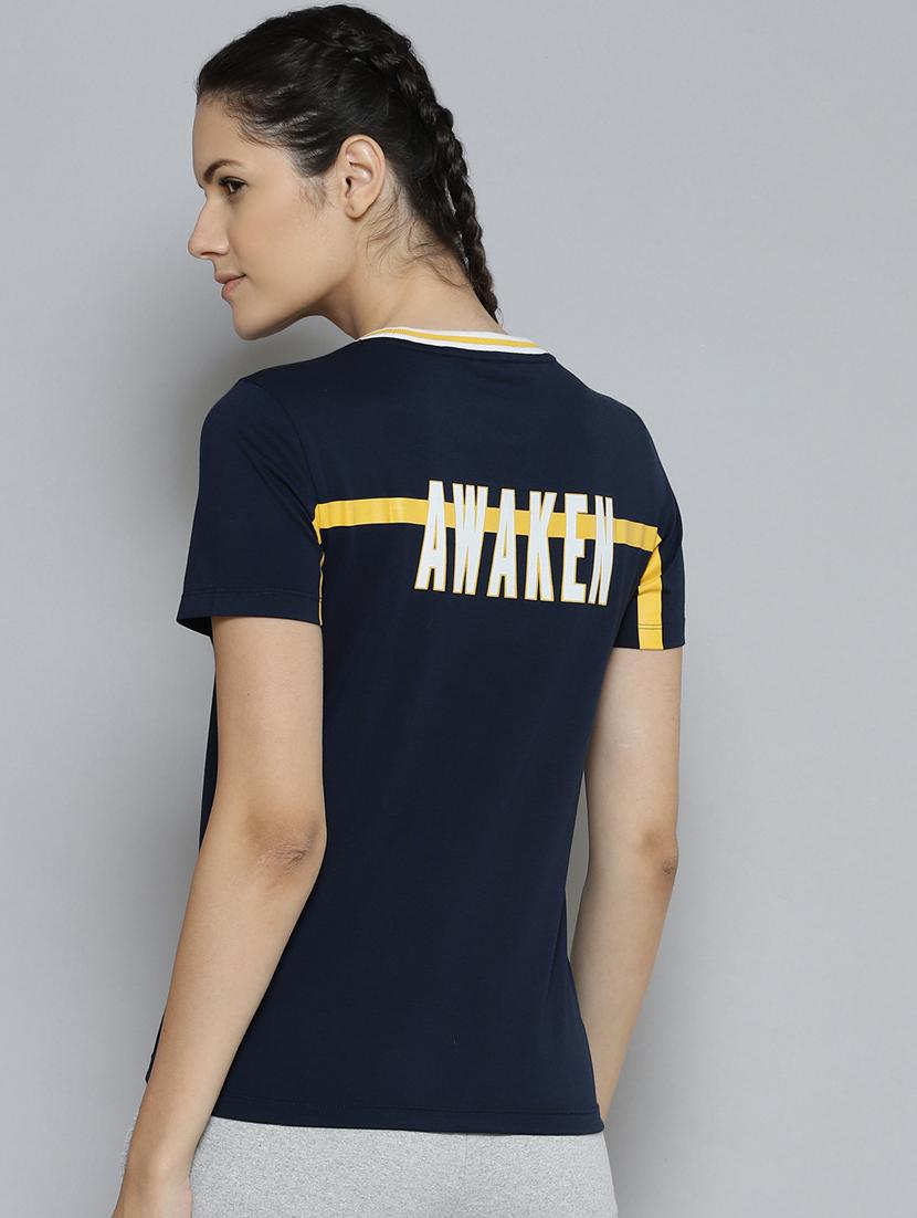 round neck typography tee - 18346358 - Standard Image - 2