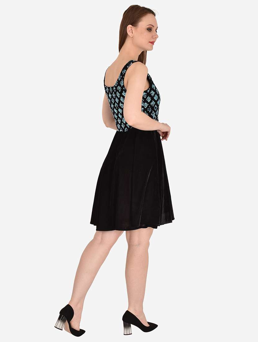 women's fit & flare animal print dress - 18347300 -  Standard Image - 2