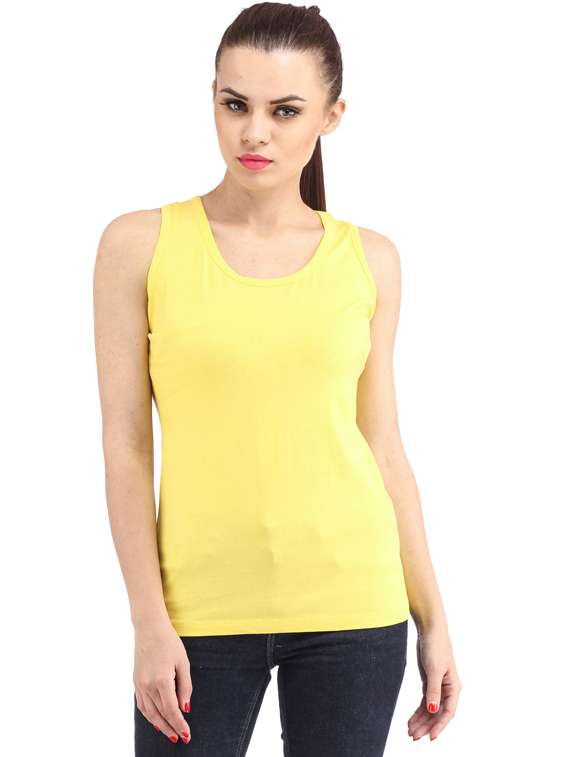 sleeveless solid regular top - 18347405 - Zoom Image - 0
