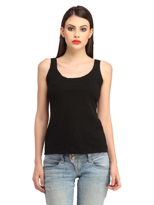 sleeveless solid regular top - 18347470 - Standard Image - 0