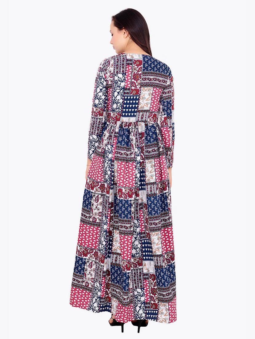 front slit printed tunic - 18347521 - Standard Image - 2