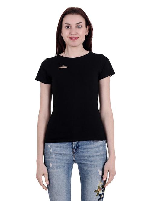 round neck solid top  - 18347613 -  Standard Image - 0
