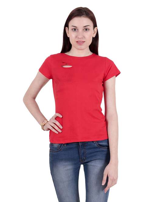 ripped detail solid top - 18347617 -  Standard Image - 0