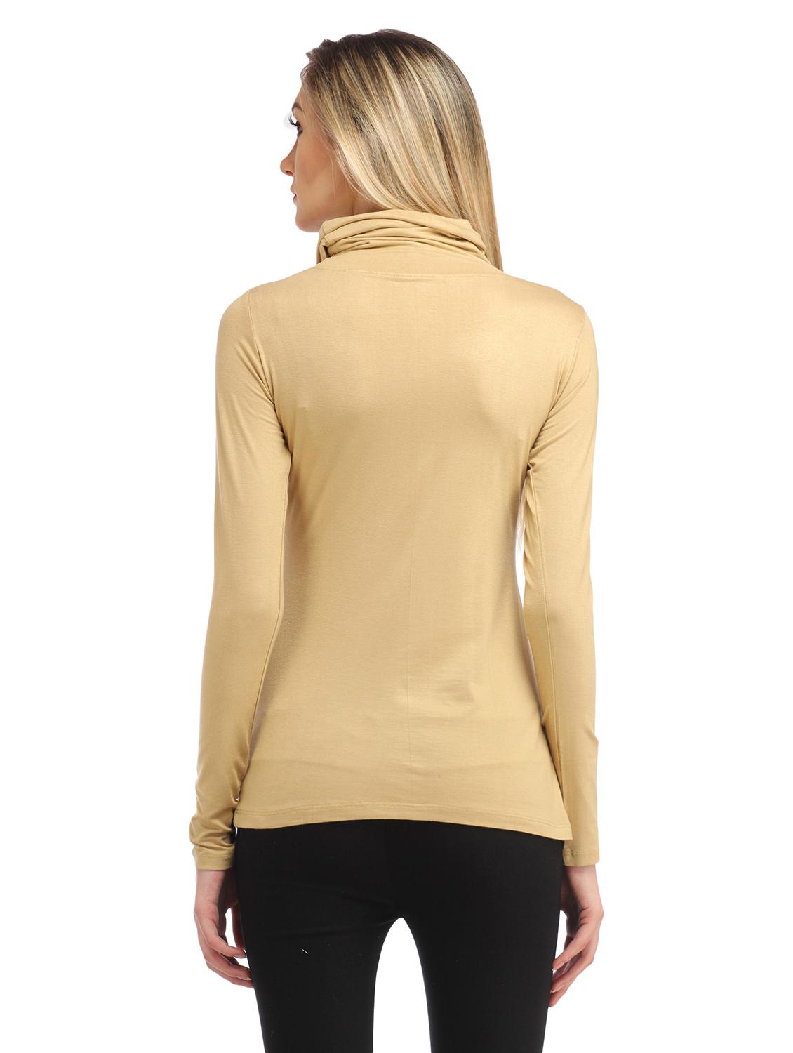 cowl neck solid top - 18347641 - Standard Image - 2