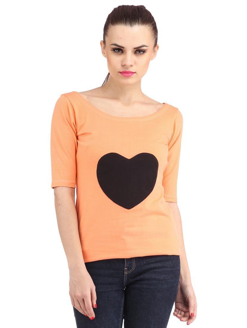 boat neck printed top - 18347745 - Zoom Image - 0