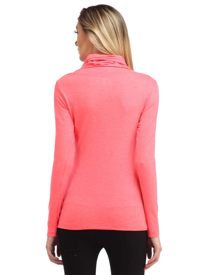 cowl neck solid top - 18347768 - Standard Image - 2