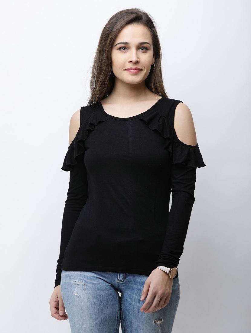 round neck solid top - 18347791 - Zoom Image - 0