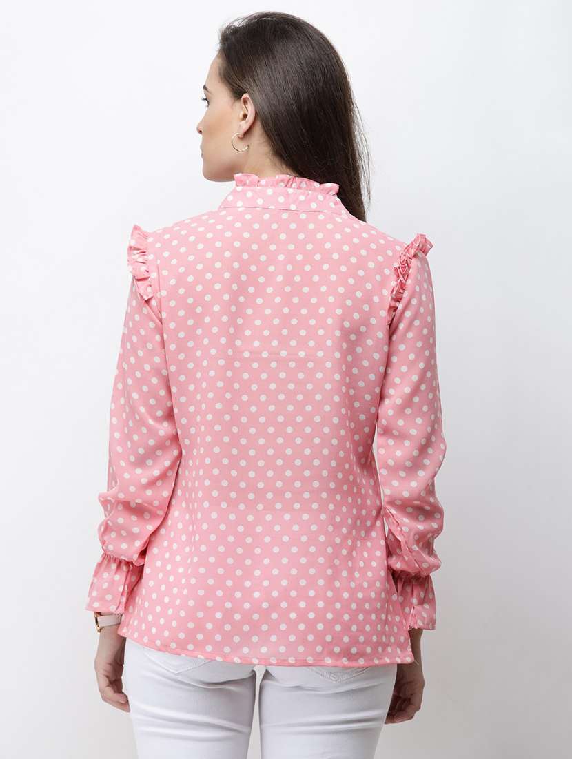 crew neck printed top - 18347794 -  Standard Image - 2