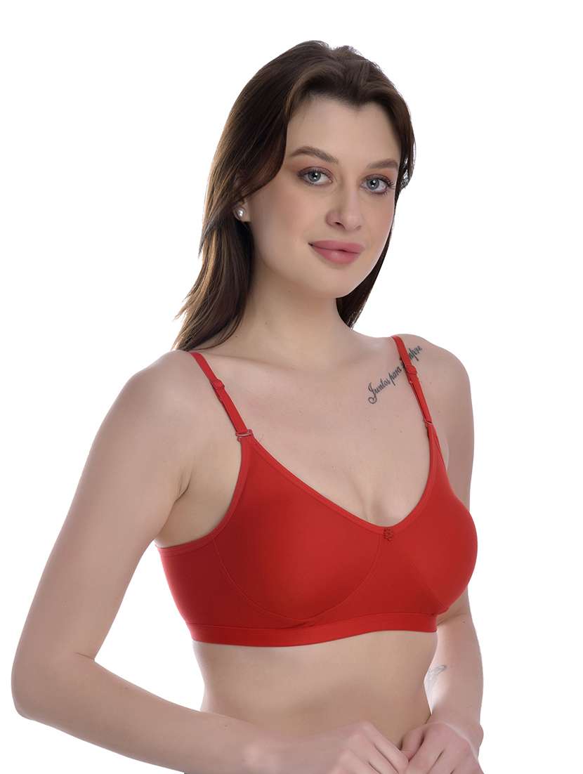 pack of 2 solid regular bra - 18348035 -  Standard Image - 7