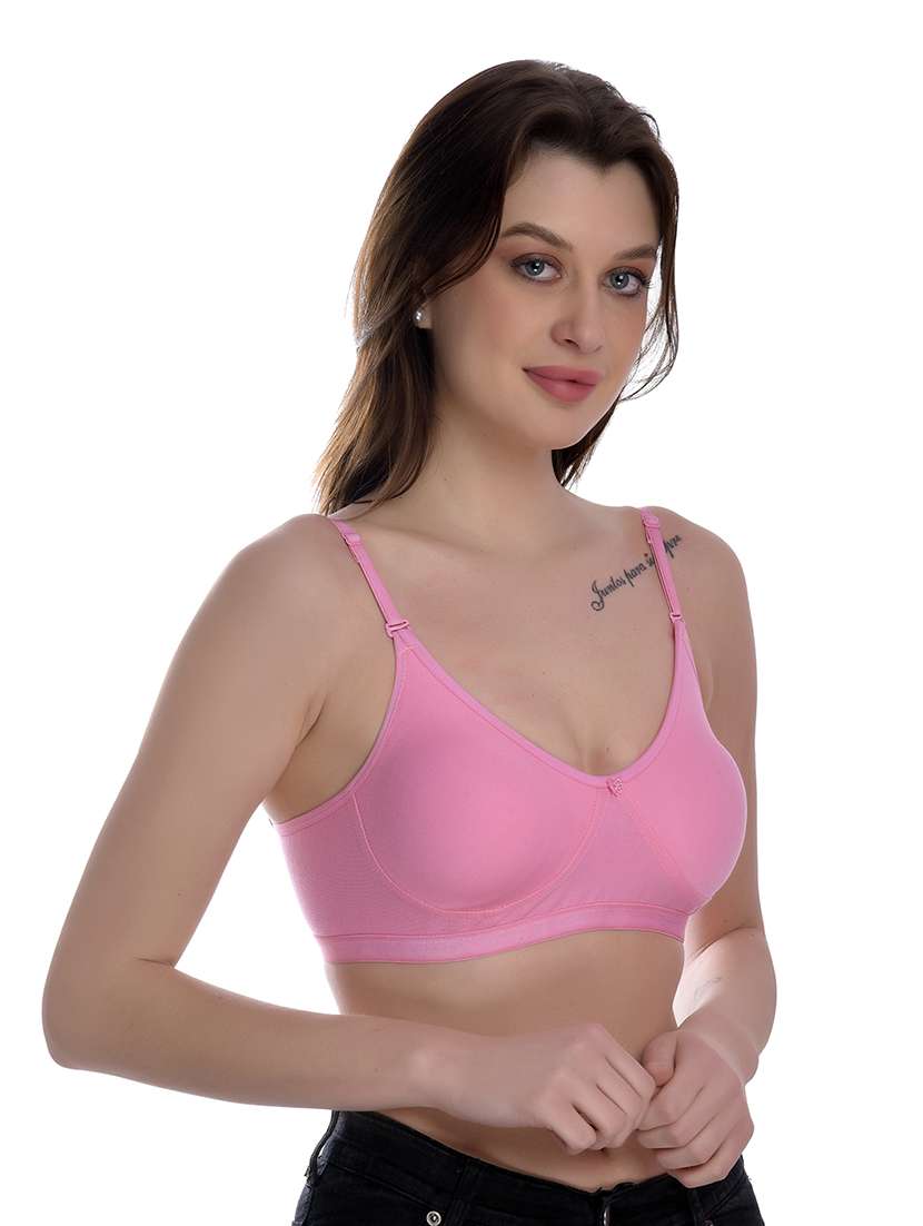 pack of 2 solid regular bra - 18348036 -  Standard Image - 2