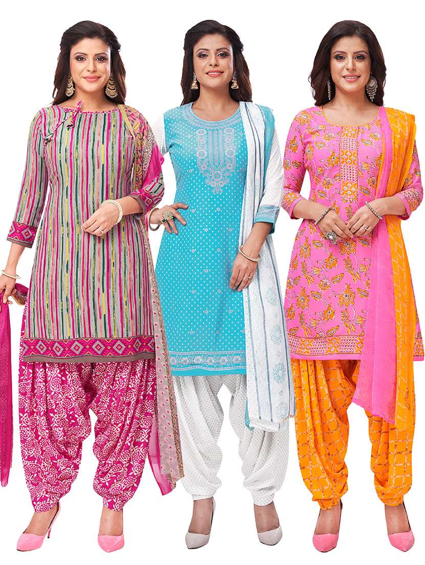 pack of 3 unstitched suit set 