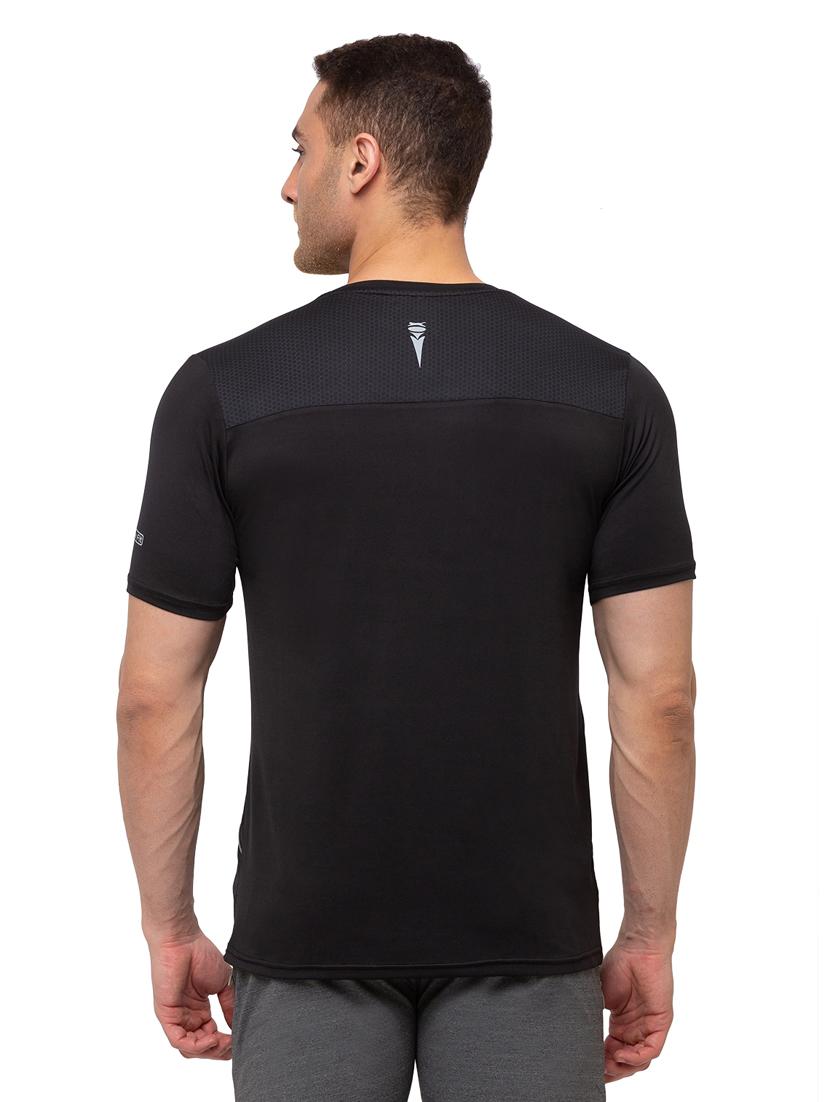 black solid t-shirt - 18349157 - Standard Image - 2