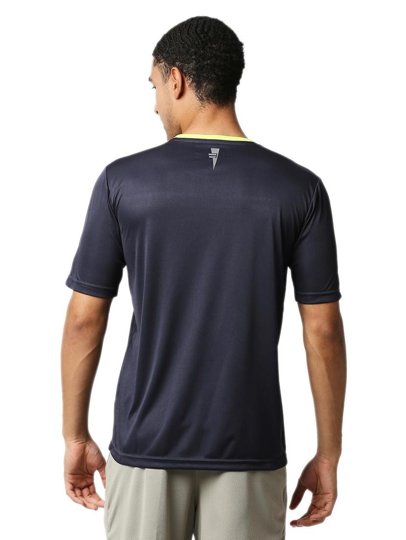 navy blue solid t-shirt - 18349169 - Standard Image - 2