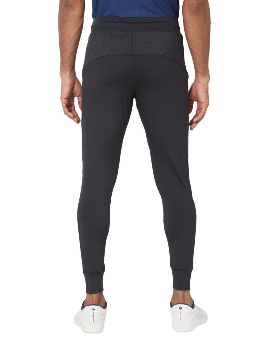 black solid full length track pant - 18349251 - Standard Image - 2