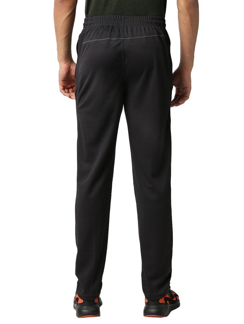grey solid full length track pant - 18349265 - Standard Image - 2