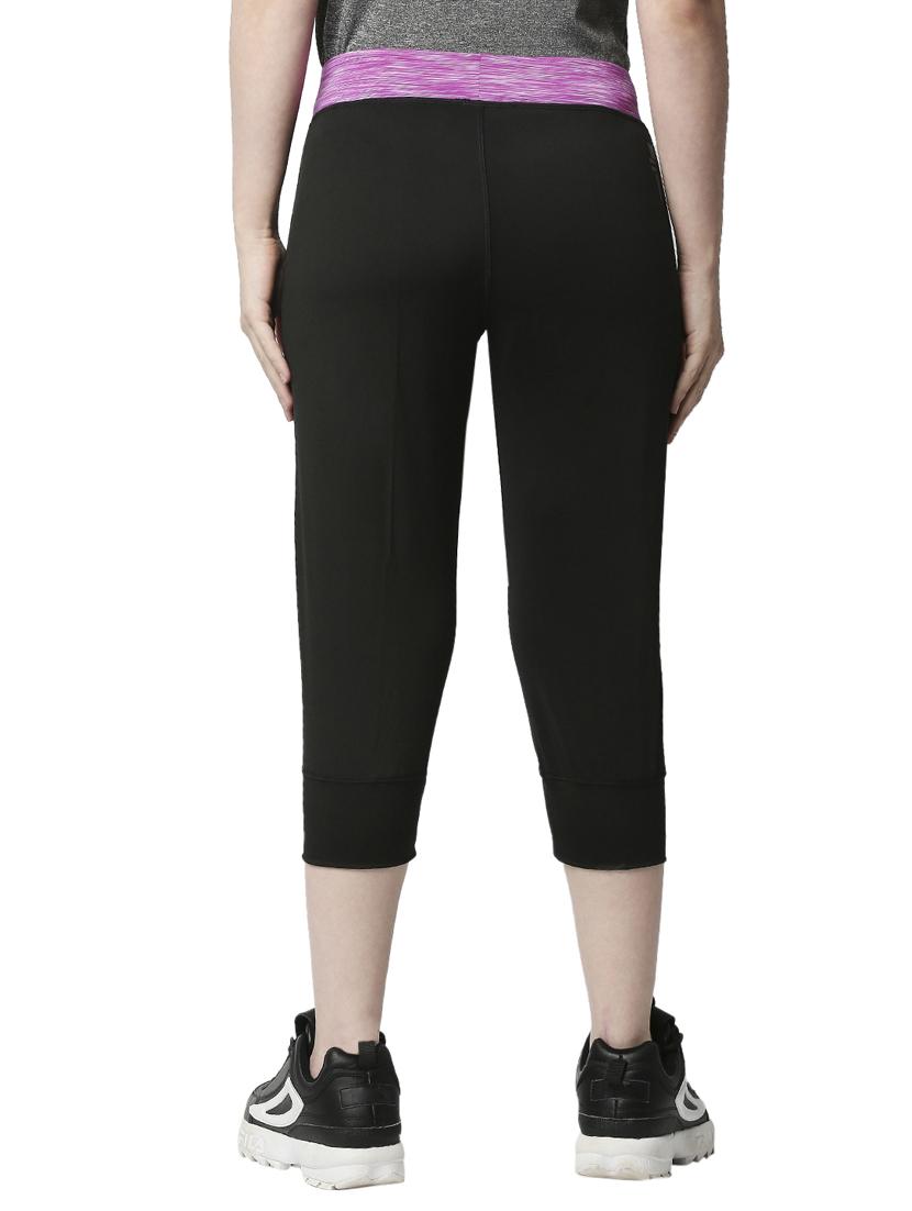 black solid leggings capri - 18351328 - Standard Image - 2