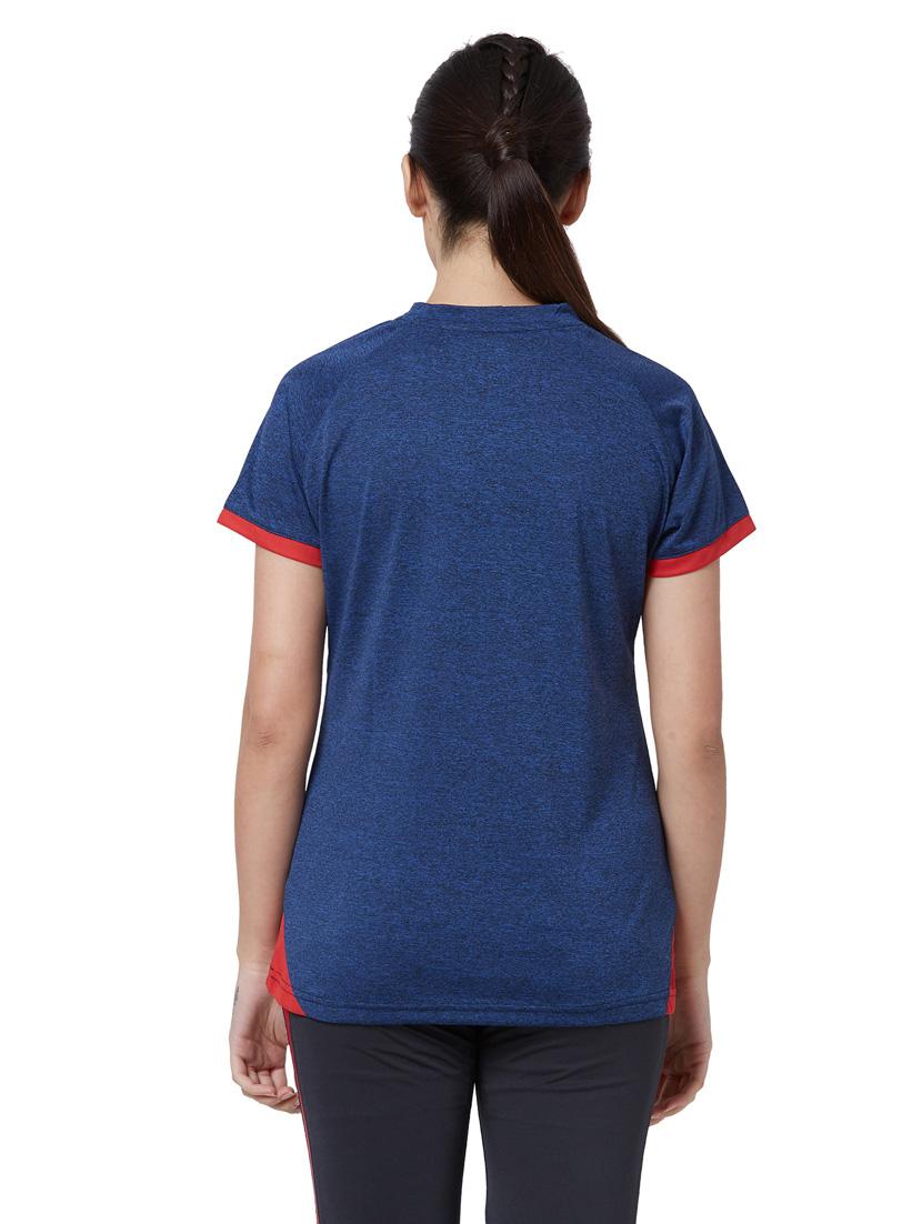 v-neck melange top - 18351351 - Standard Image - 2