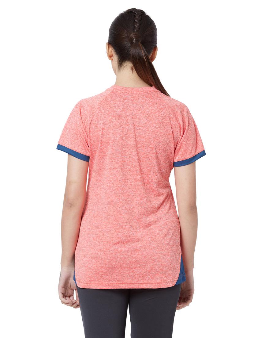 v-neck melange top - 18351357 - Standard Image - 2