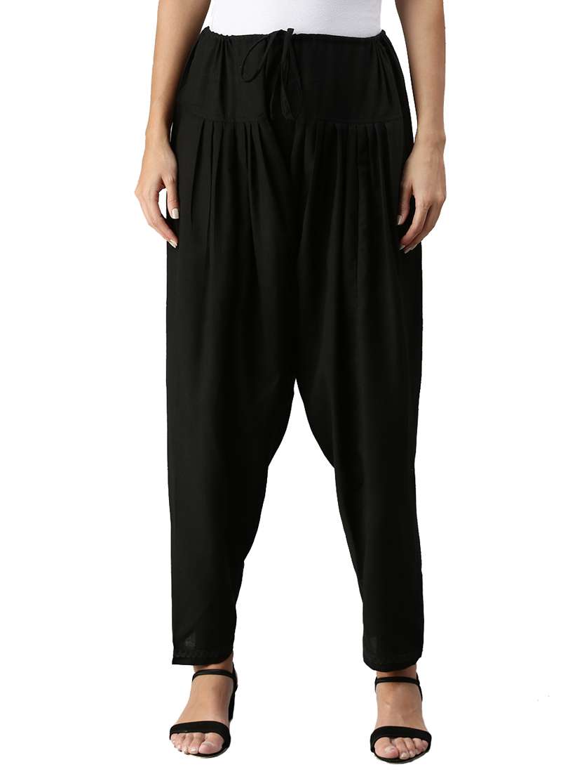 black solid patiyala salwar