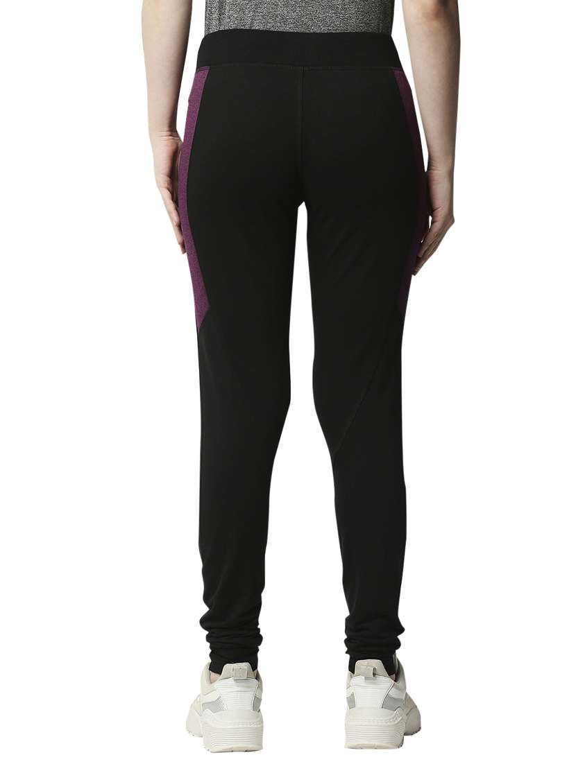 black solid blend track pant - 18351579 -  Standard Image - 2