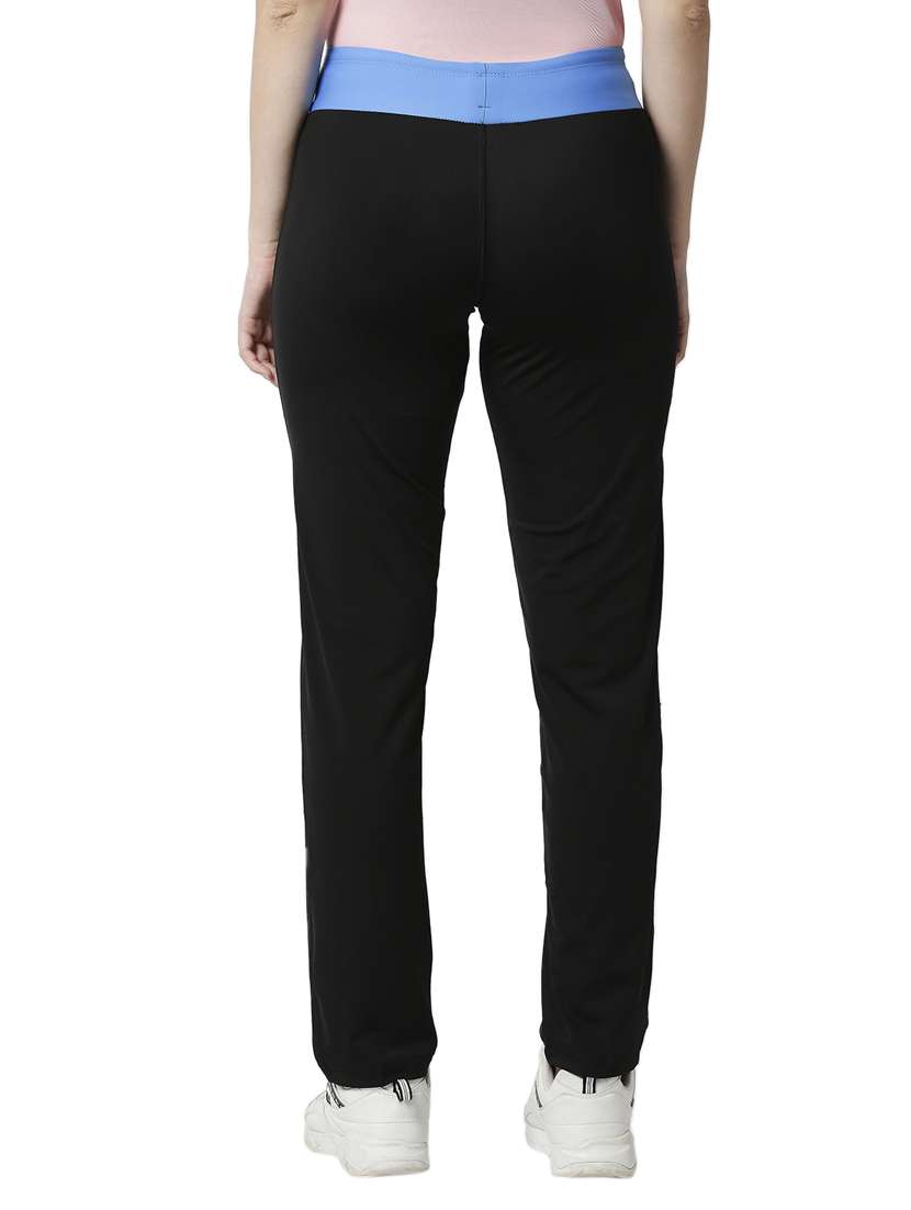 mid rise solid track pant - 18351581 -  Standard Image - 2