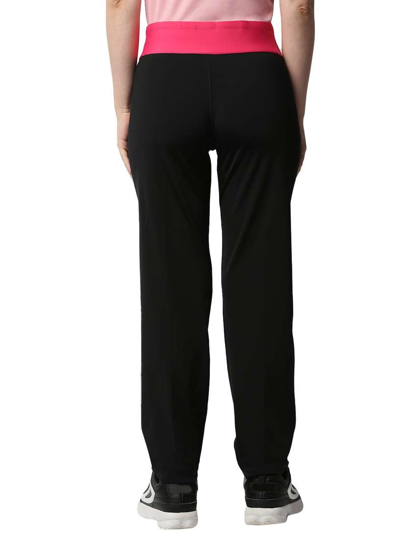 mid rise solid track pant - 18351583 -  Standard Image - 2