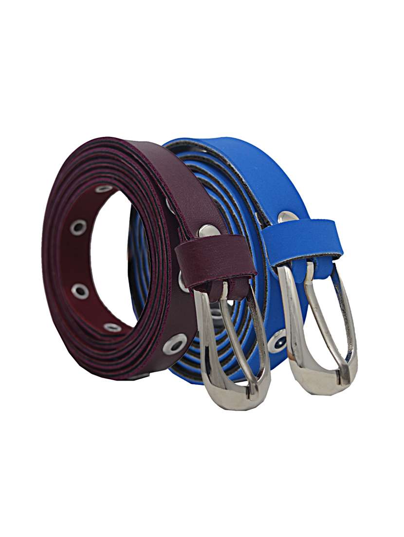 pack of 2 multi colored belt - 18351715 -  Standard Image - 2