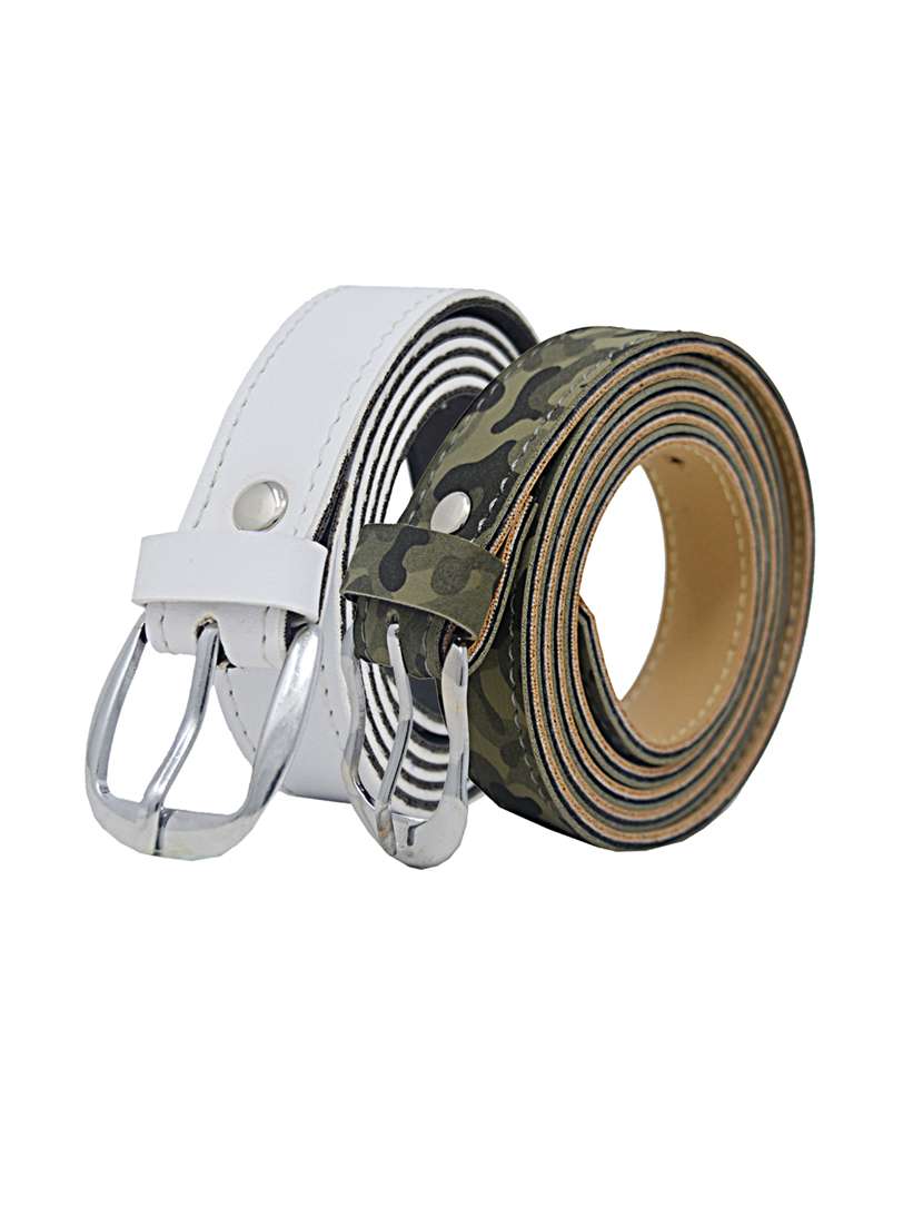 pack of 2 multi colored belt - 18351726 -  Standard Image - 2