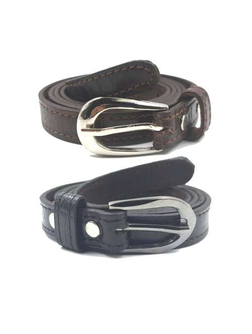 pack of 2 multi colored belt - 18351739 - Standard Image - 0