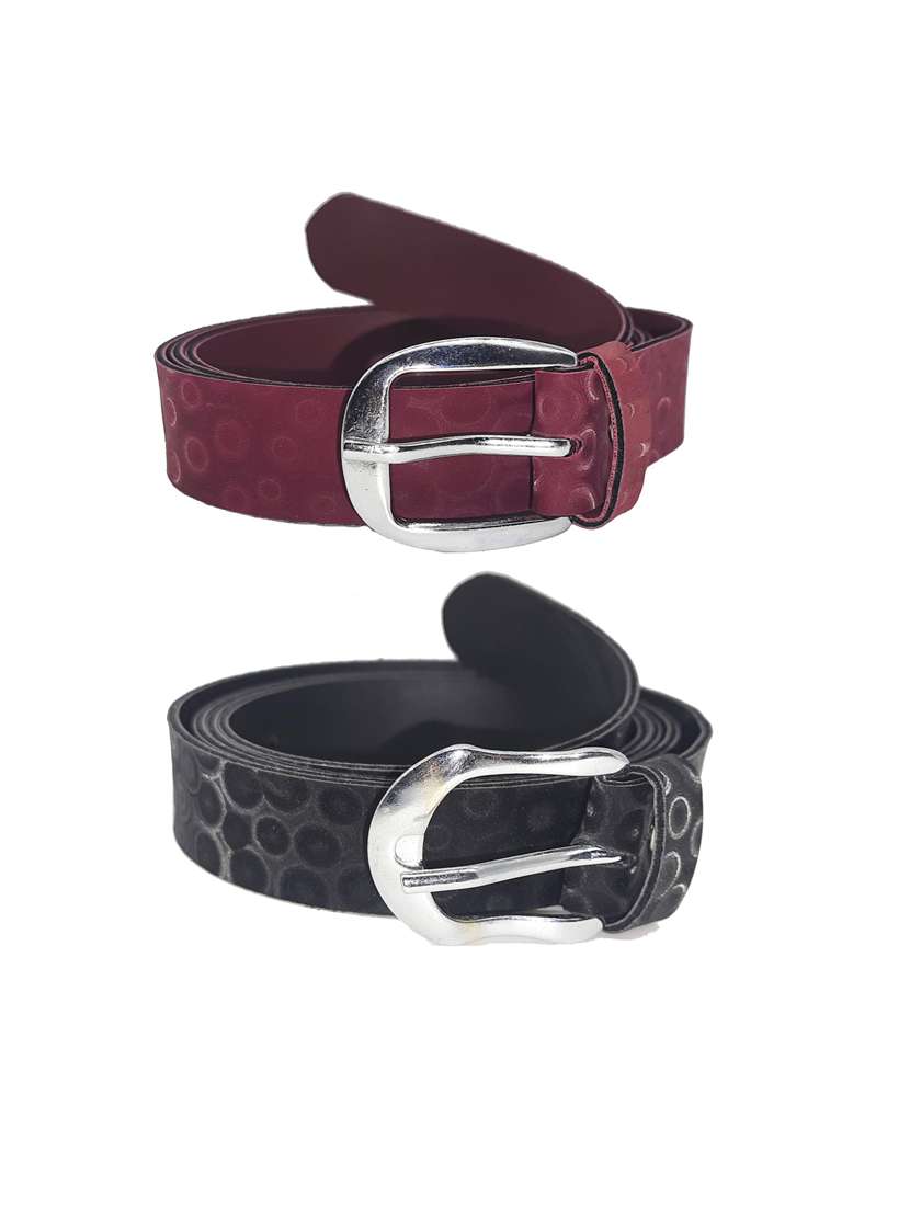 pack of 2 multi colored belt
