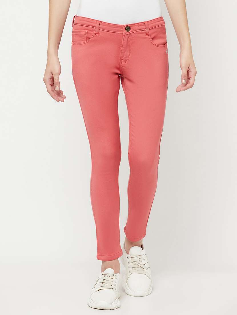 women's plain slim fit jeans