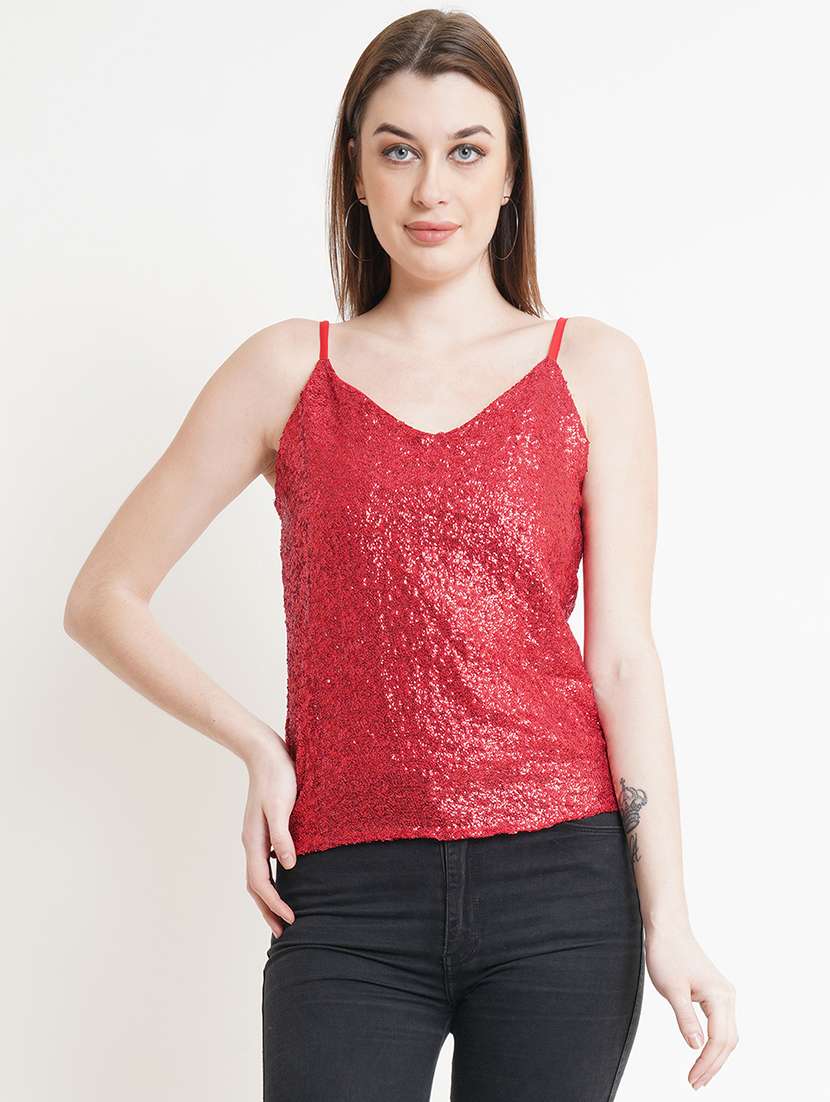 women's straight v neck top