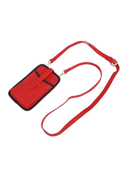 red solid regular sling bag - 18355992 -  Standard Image - 0