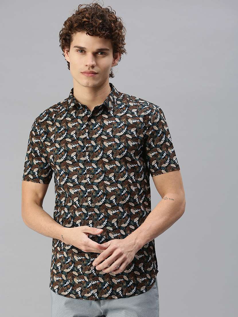 mens tropical casual shirt