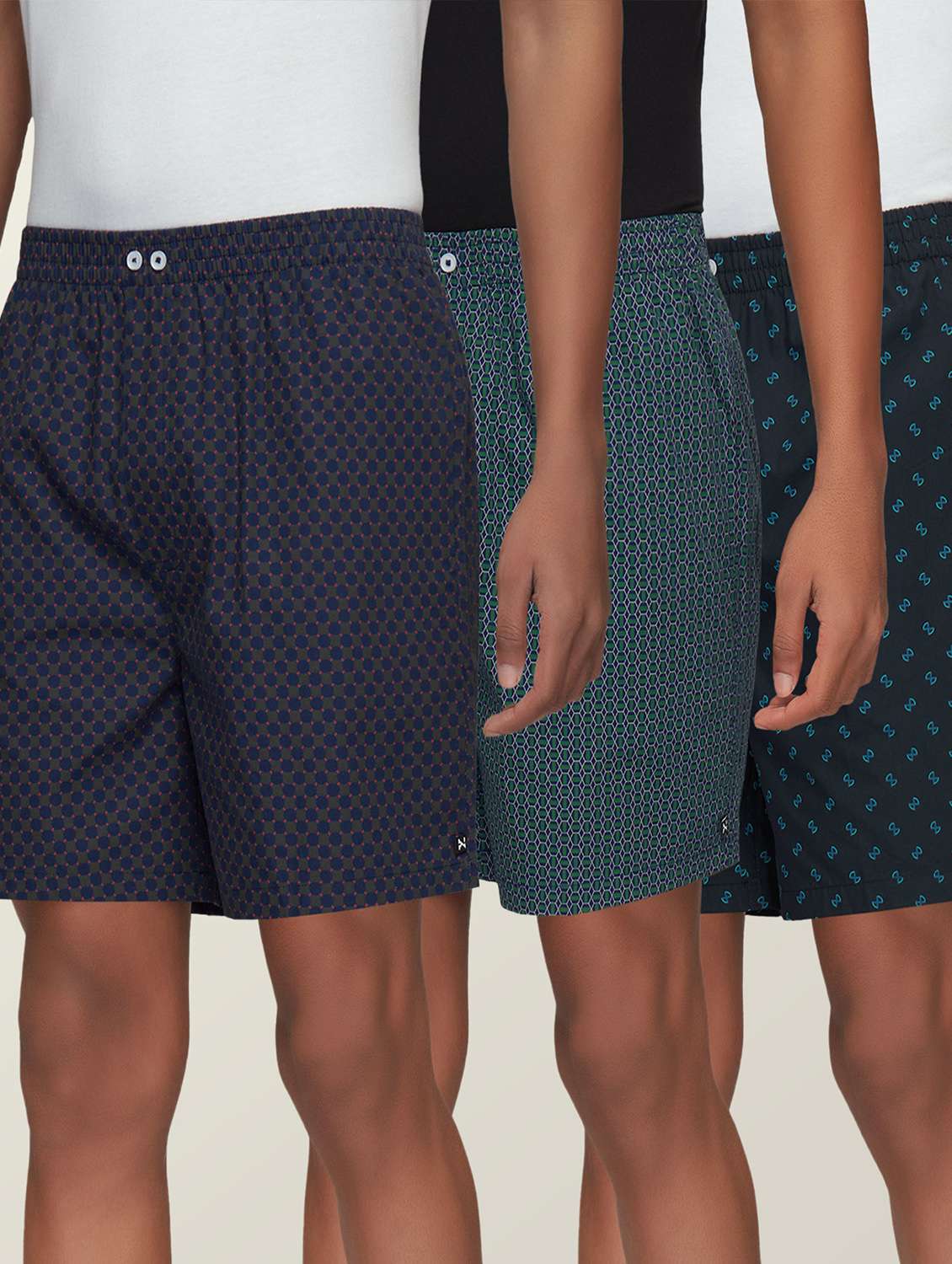 set of 2 printed boxer