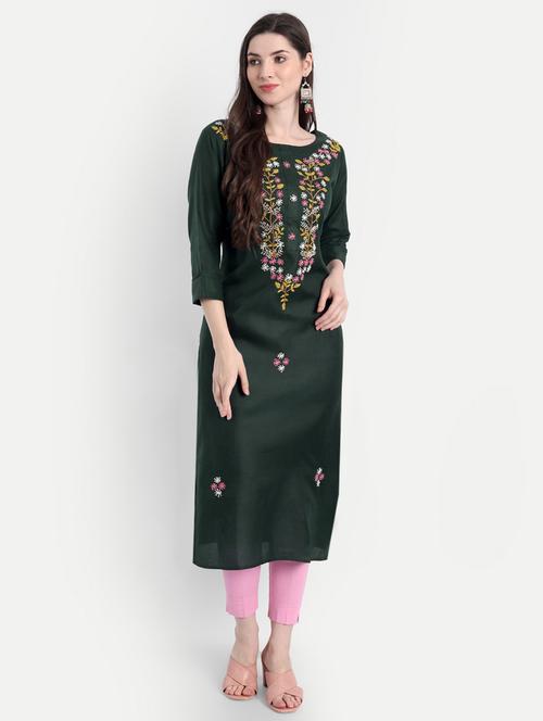 women's straight kurta - 18356331 -  Standard Image - 0