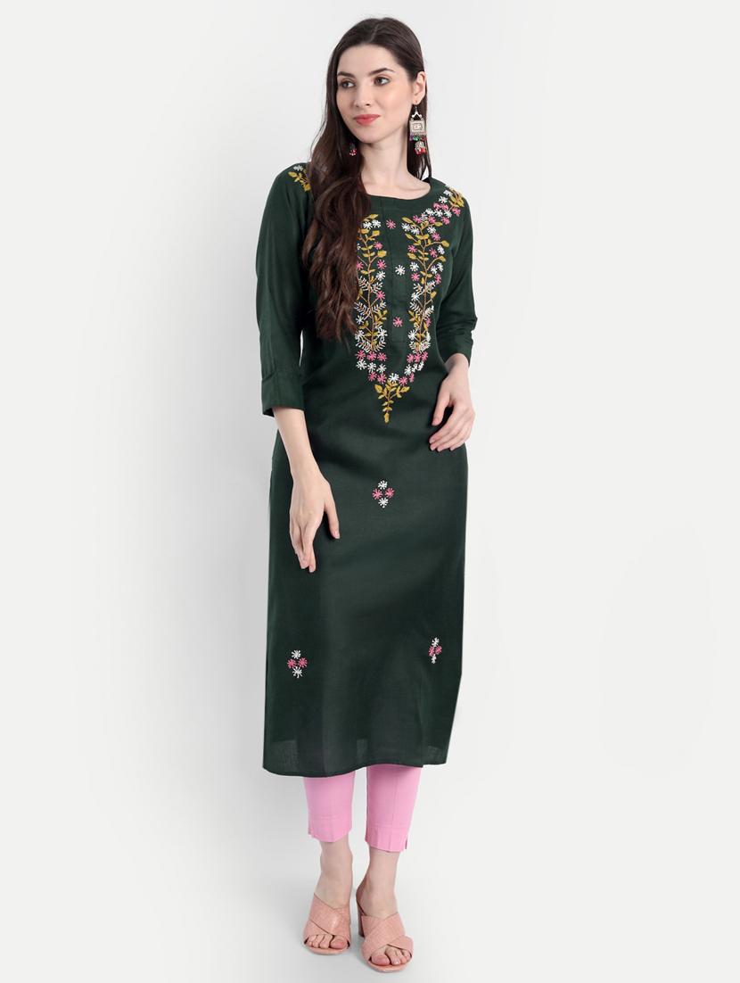 women's straight kurta - 18356331 -  Zoom Image - 0