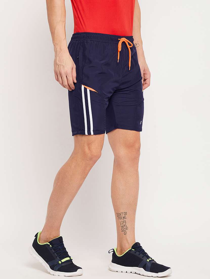 navy-blue striped short - 18356823 -  Standard Image - 2