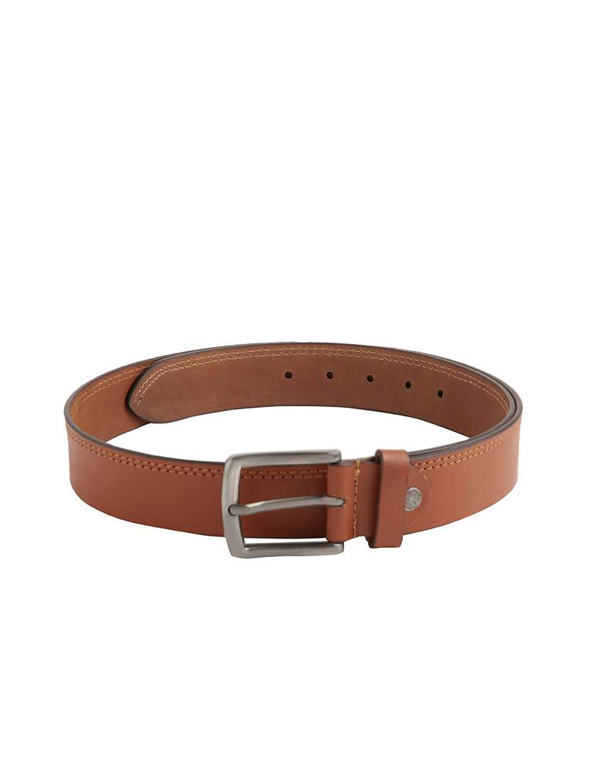 tan leather belt