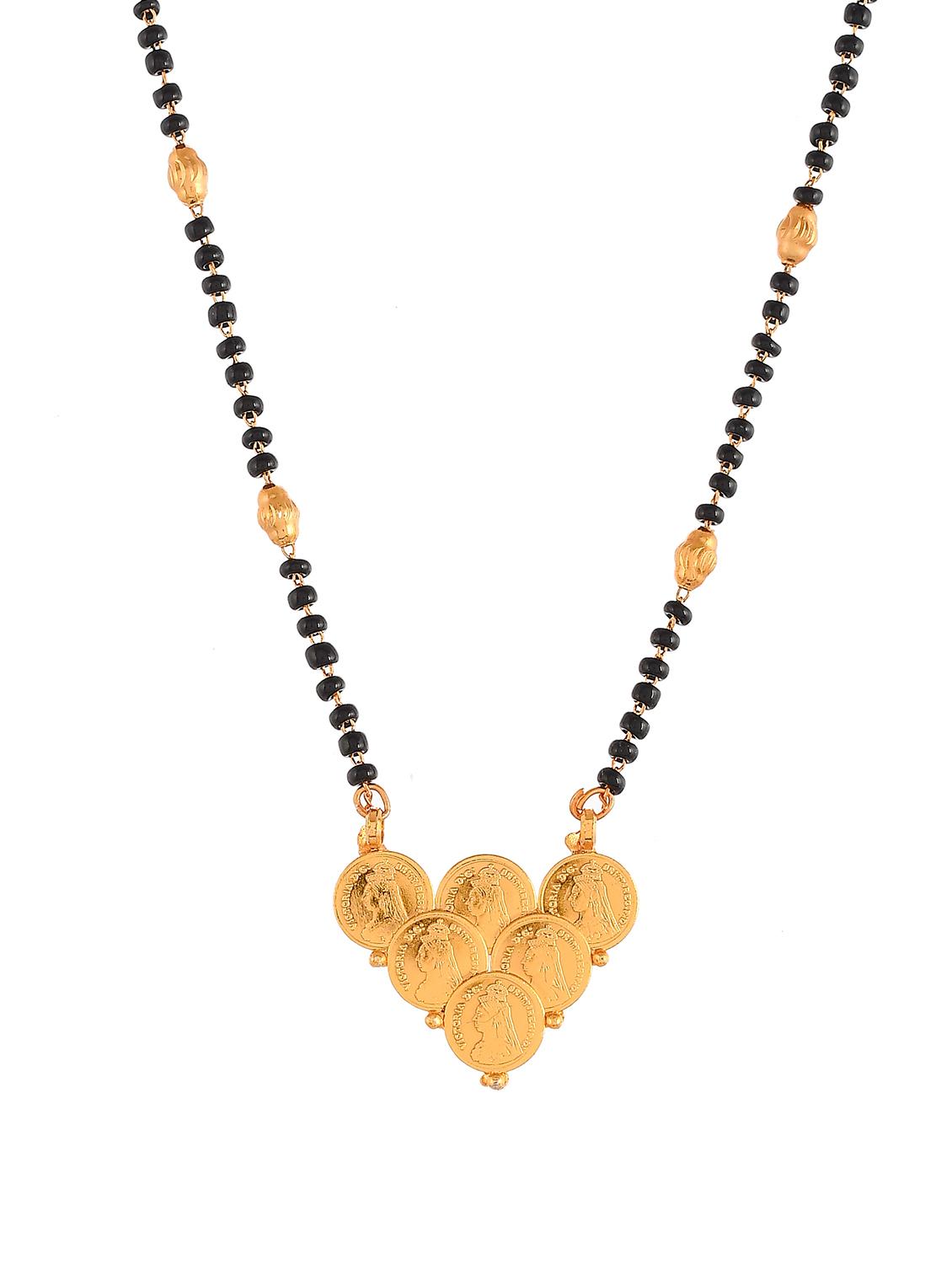 gold beads mangalsutra - 18358641 - Standard Image - 2