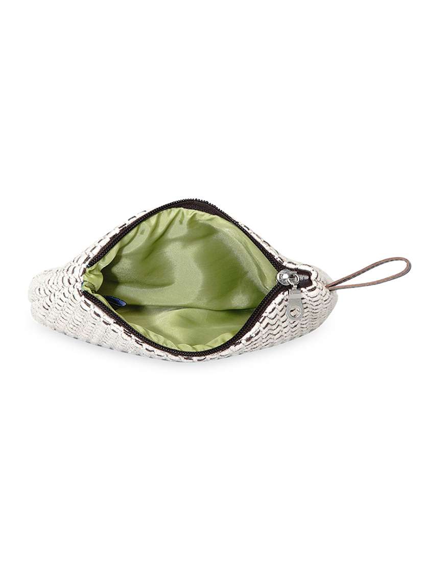 natural embroidered regular pouch - 18358699 -  Standard Image - 2