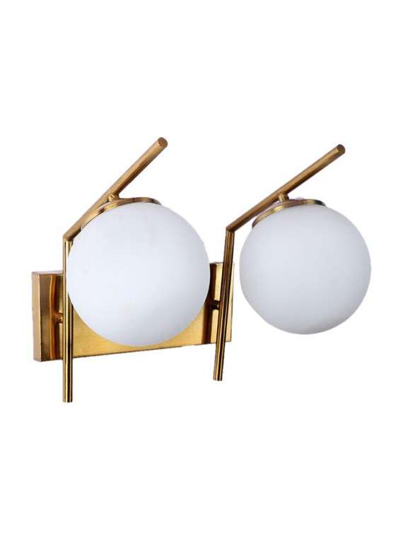 limpid gold iron wall light